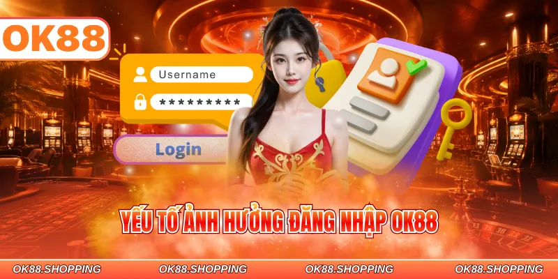 Yếu tố ảnh hưởng đăng nhập OK88